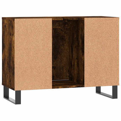 Baderomsskap Røkt Eik 80x33x60 cm