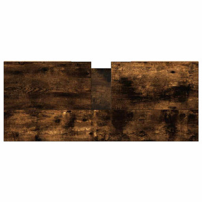 Baderomsskap Røkt Eik 80x33x60 cm
