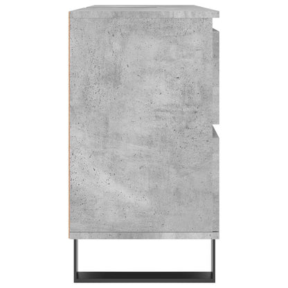 Baderomsskap Betonggrå 80x33x60 cm