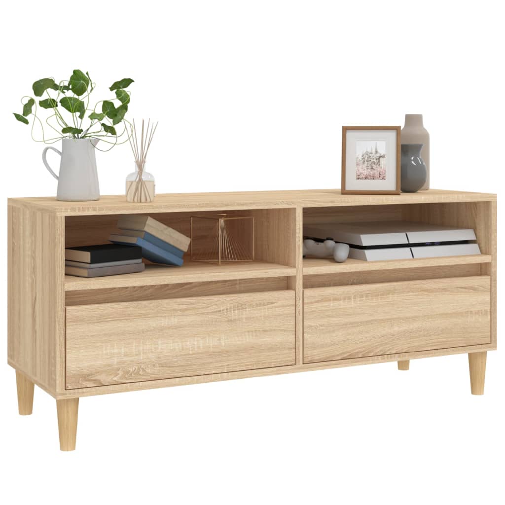 TV-Møbel Sonoma Eik TV-benk 100x34,5x44,5 cm