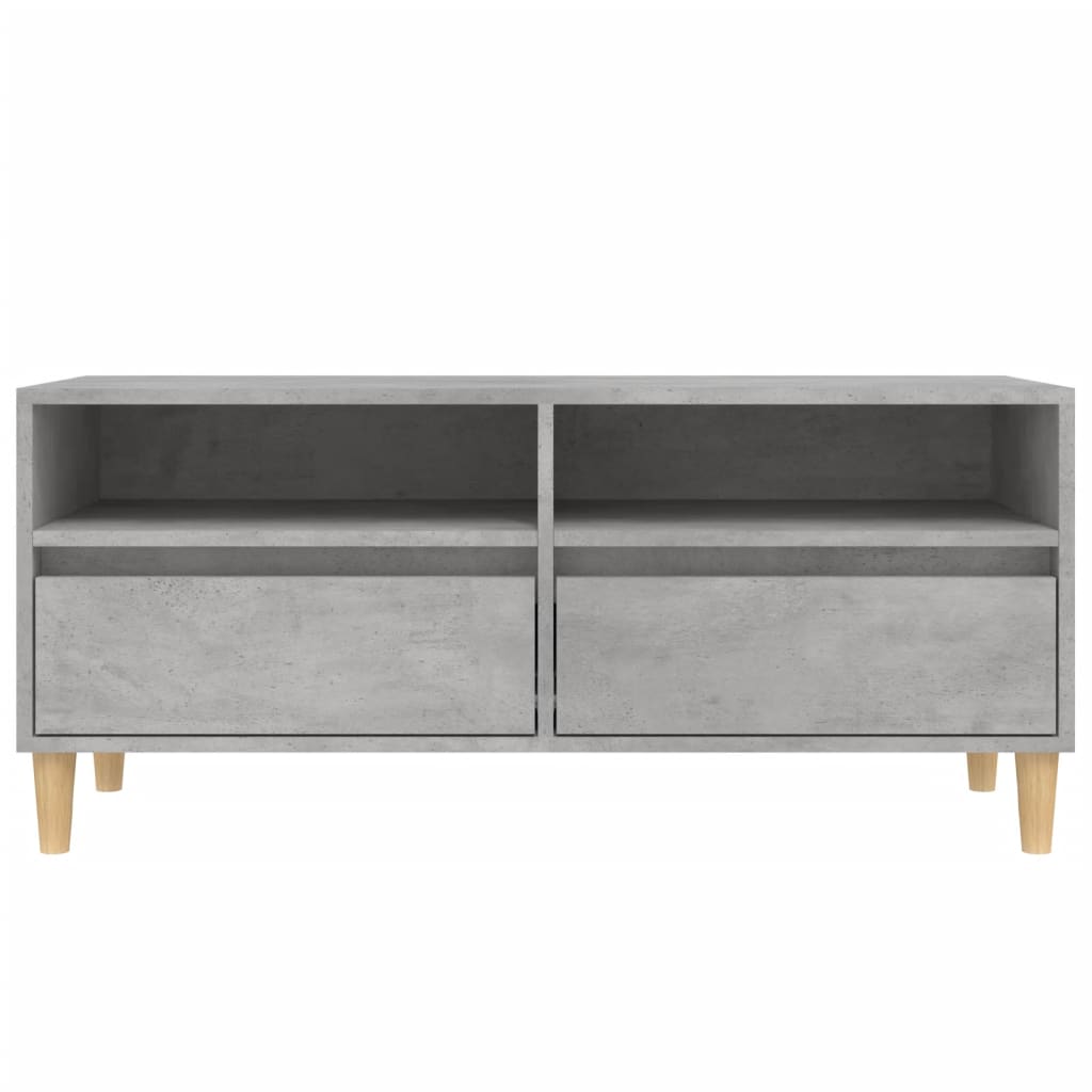 TV-Møbel Betonggrå TV-benk 100x34,5x44,5 cm
