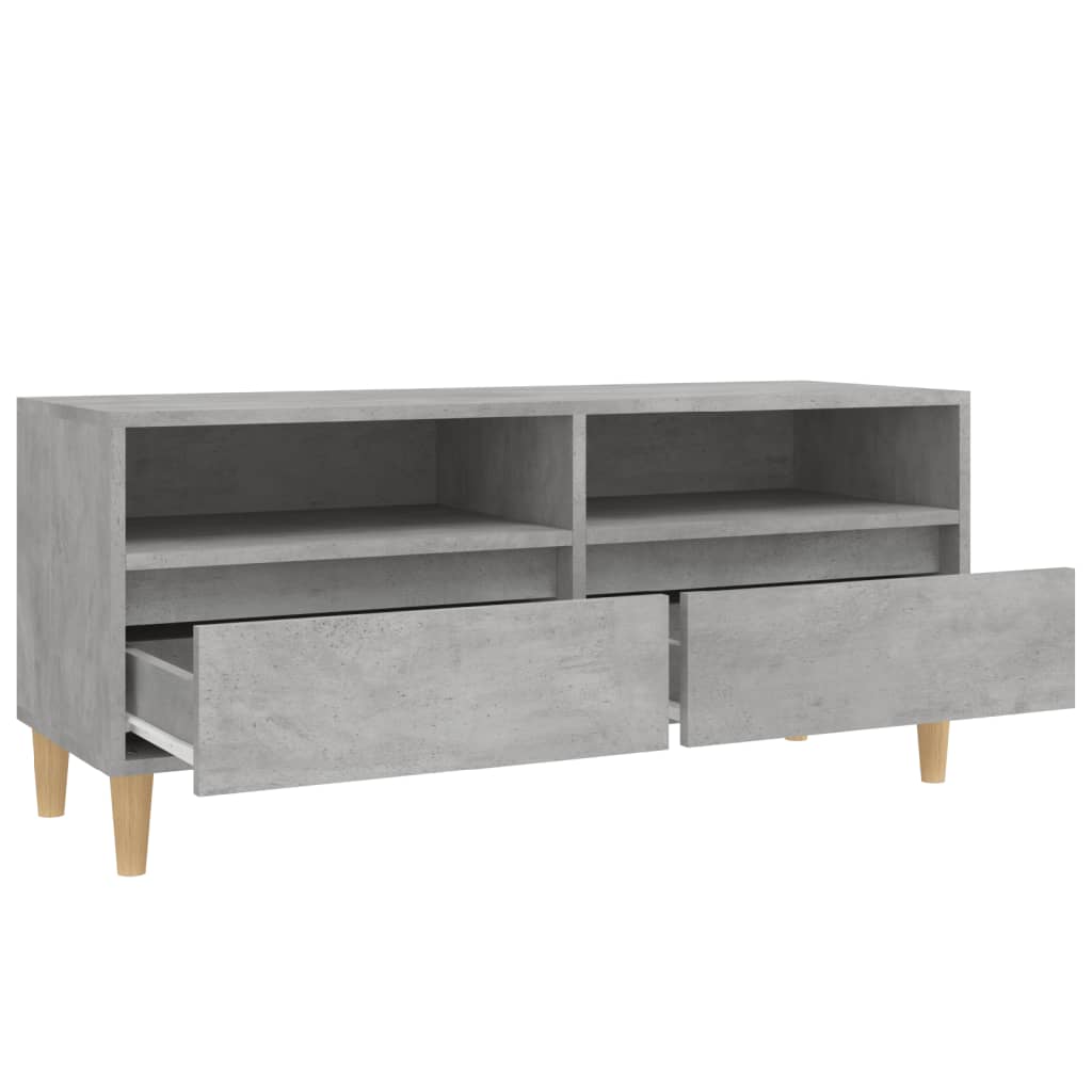 TV-Møbel Betonggrå TV-benk 100x34,5x44,5 cm