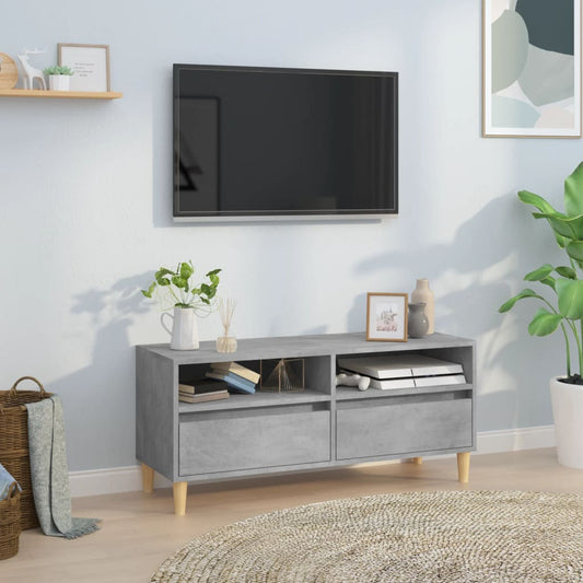TV-Møbel Betonggrå TV-benk 100x34,5x44,5 cm