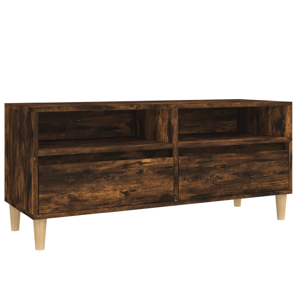 TV-Møbel Røkt Eik TV-benk 100x34,5x44,5 cm