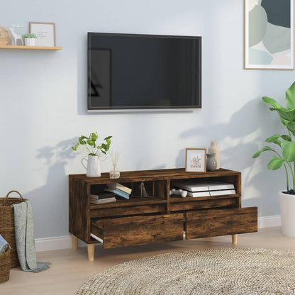 TV-Møbel Røkt Eik TV-benk 100x34,5x44,5 cm