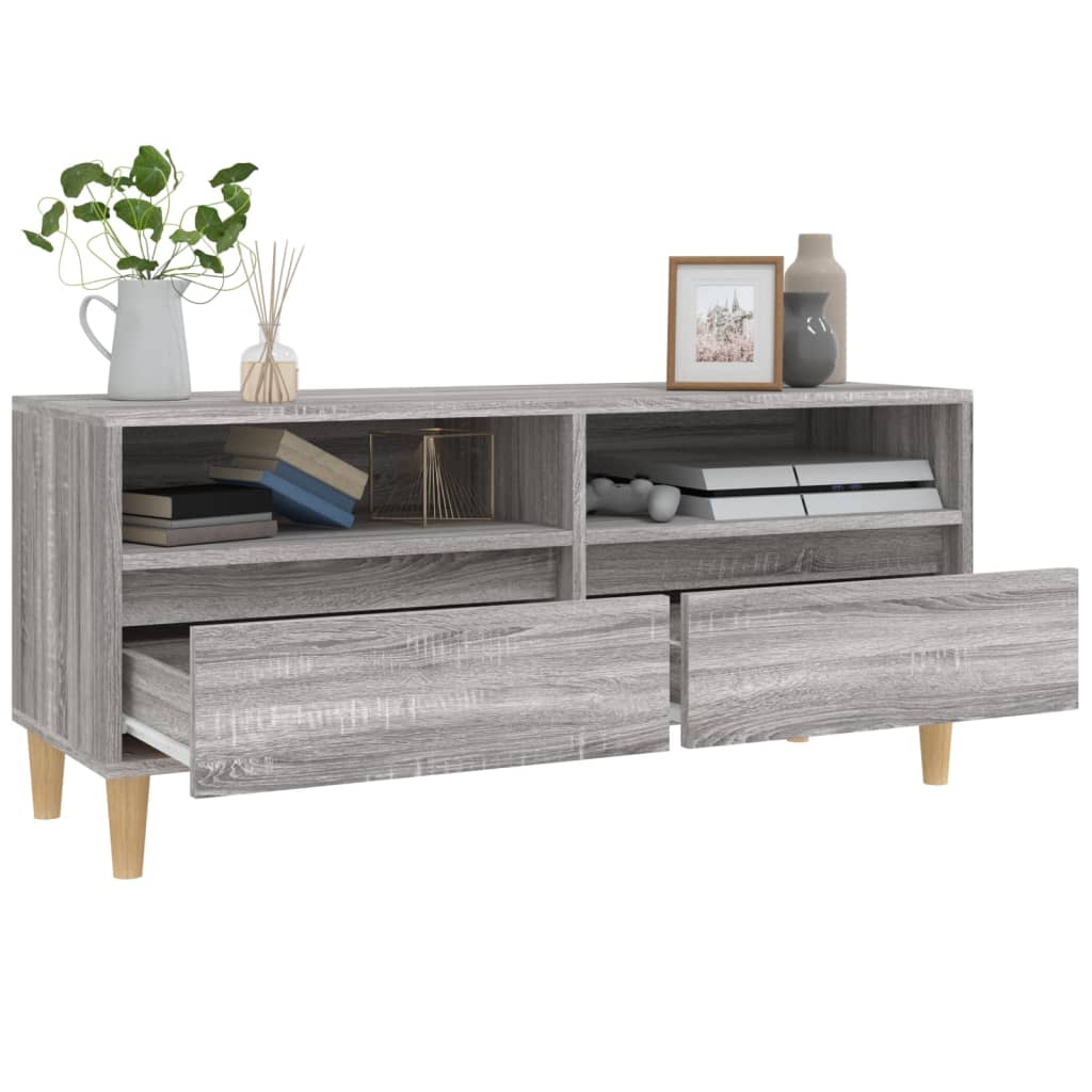 TV-Møbel Sonoma Grå TV-benk 100x34,5x44,5 cm