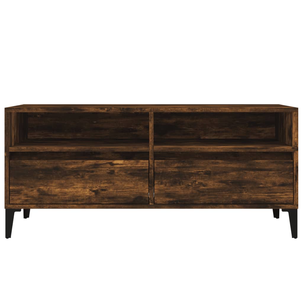 TV-Møbel Røkt Eik TV-benk 100x34,5x44,5 cm