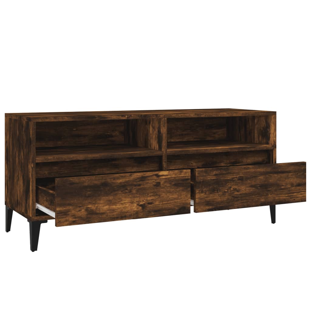 TV-Møbel Røkt Eik TV-benk 100x34,5x44,5 cm