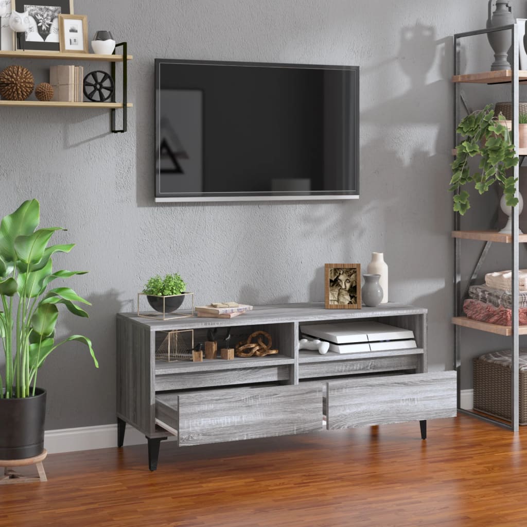 TV-Møbel Sonoma Grå TV-benk 100x34,5x44,5 cm
