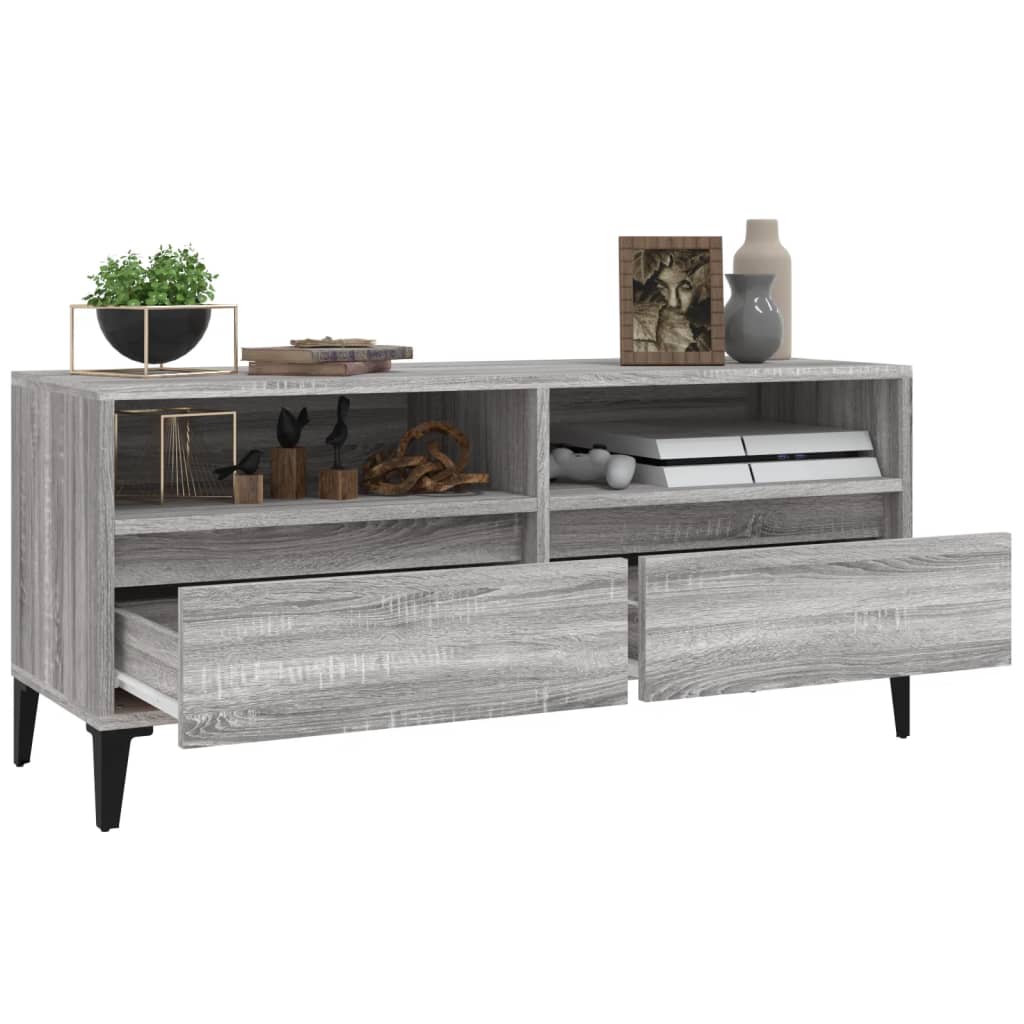 TV-Møbel Sonoma Grå TV-benk 100x34,5x44,5 cm