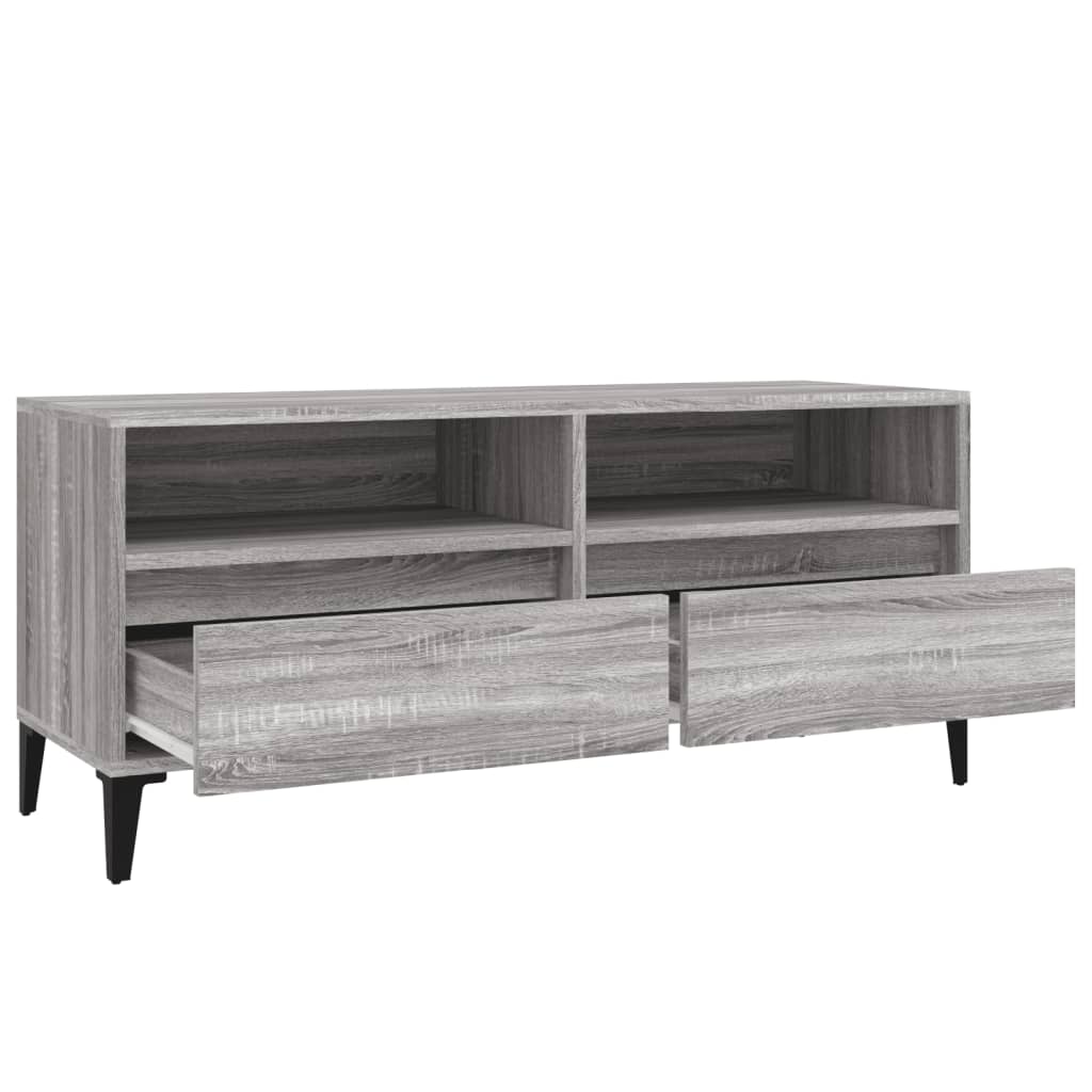 TV-Møbel Sonoma Grå TV-benk 100x34,5x44,5 cm