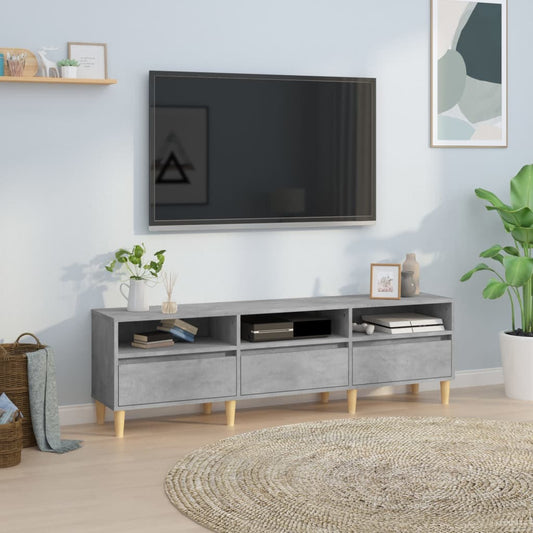 TV-Møbel Betonggrå TV-benk 150x30x44,5 cm