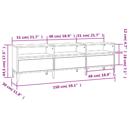 TV-Møbel Sonoma Eik TV-benk 150x30x44,5 cm