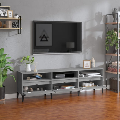 TV-Møbel Betonggrå TV-benk 150x30x44,5 cm