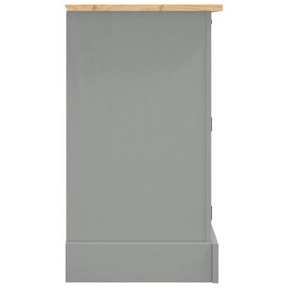 Bokhylle Grå Corona 112x43x78 cm heltre meksikansk furu
