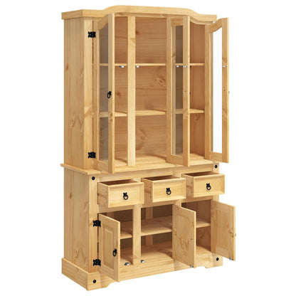 Skap Tre Brun Corona 112x43x196 cm heltre meksikansk furu