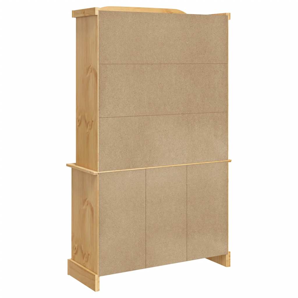 Skap Tre Brun Corona 112x43x196 cm heltre meksikansk furu