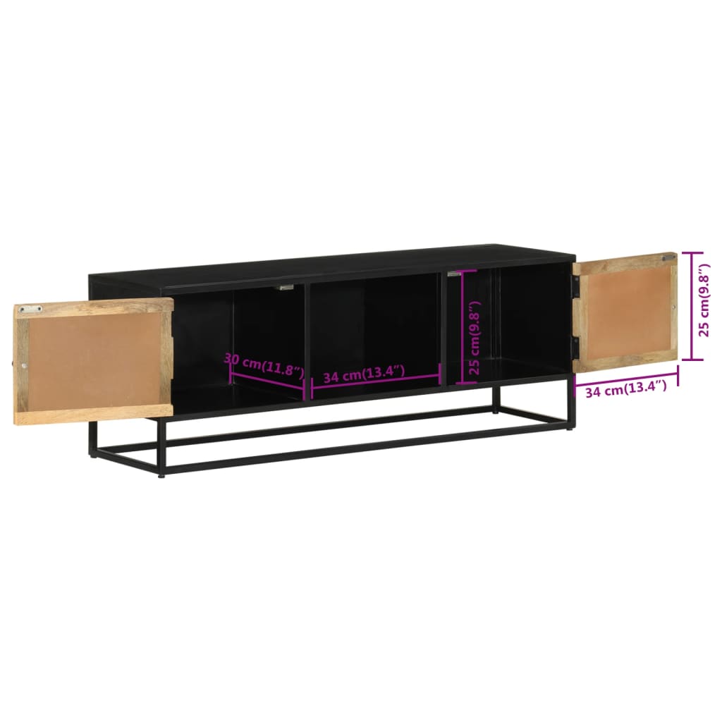 TV-Møbel Tre TV-benk heltre mango 110x30x40 cm