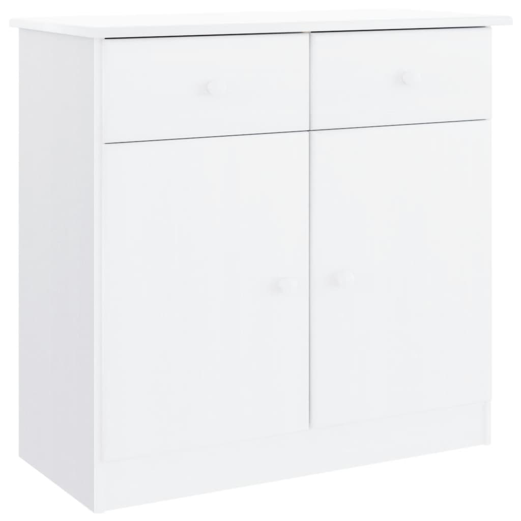 Skap hvit ALTA 77x35x165 cm heltre furu