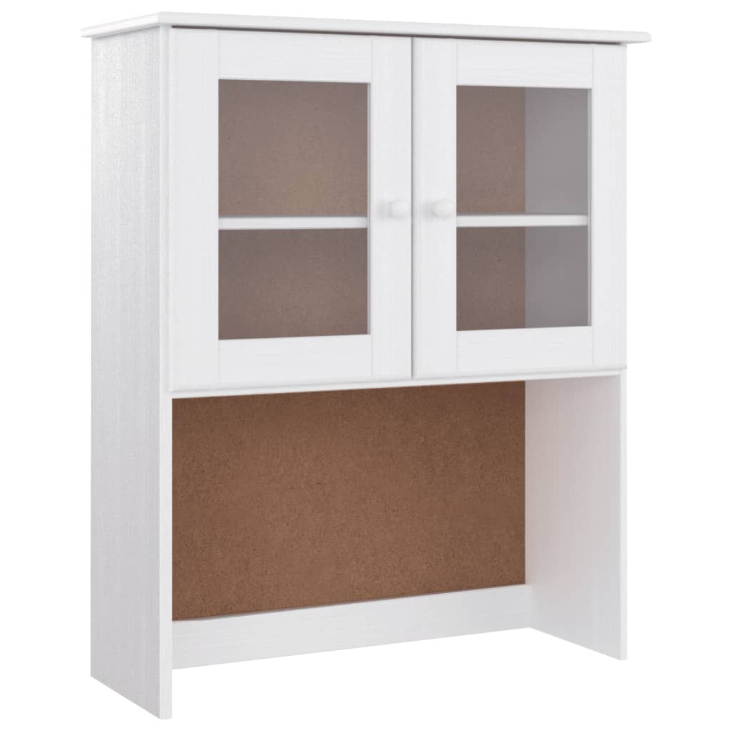 Skap hvit ALTA 77x35x188 cm heltre furu