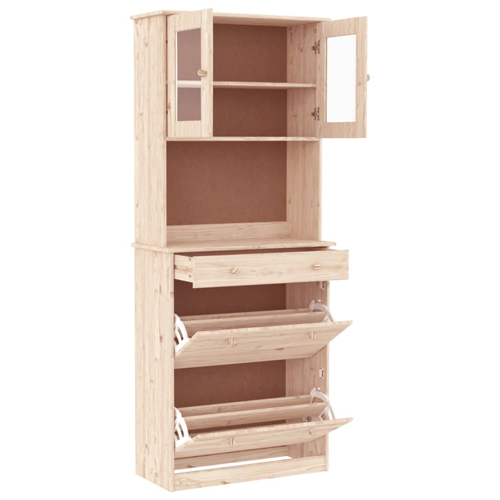 Skap heltre furu ALTA 77x35x188 cm