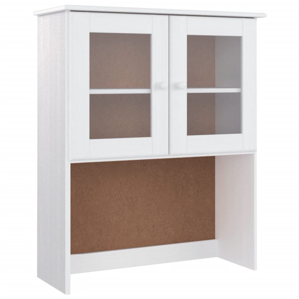 Skap hvit ALTA 77x35x188 cm heltre furu