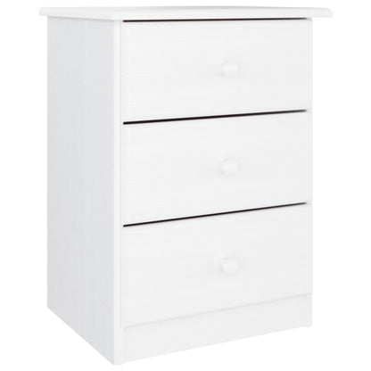 Nattbord Sengbord Hvit heltre furu ALTA 41x35x55,5 cm