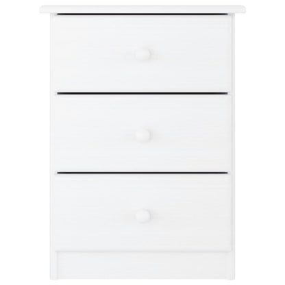 Nattbord Sengbord Hvit heltre furu ALTA 41x35x55,5 cm