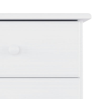 Kommode Hvit ALTA 112x35x73 cm heltre furu