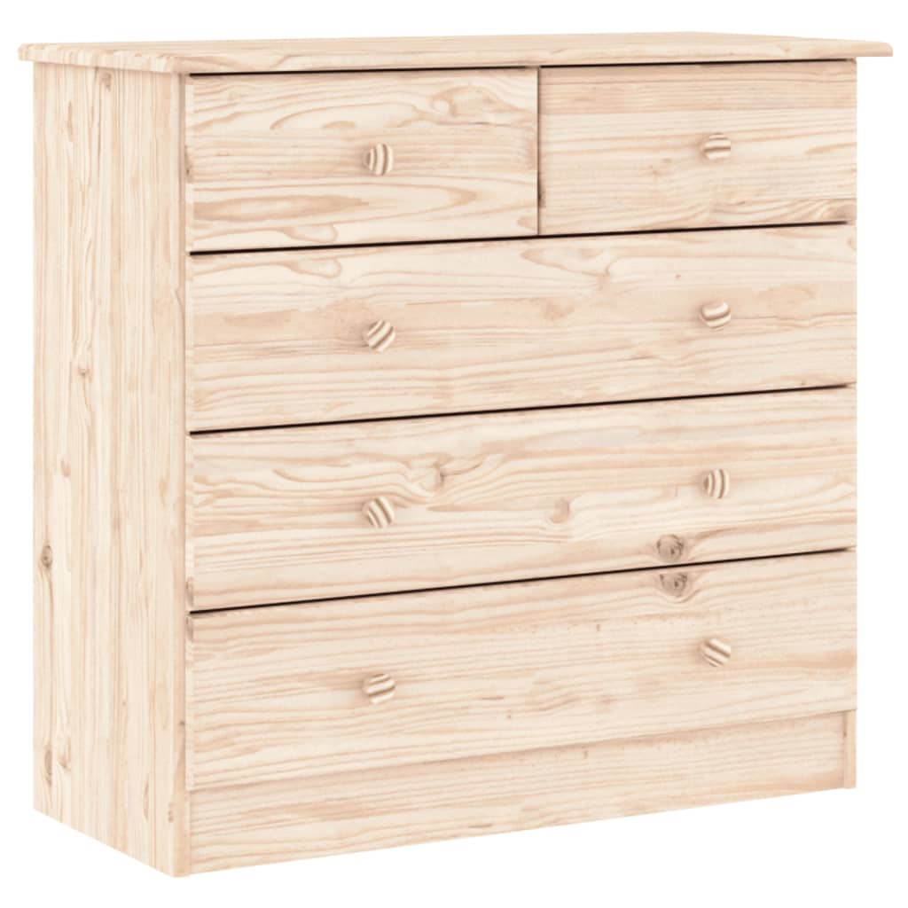 Kommode Tre heltre furu ALTA 77x35x73 cm