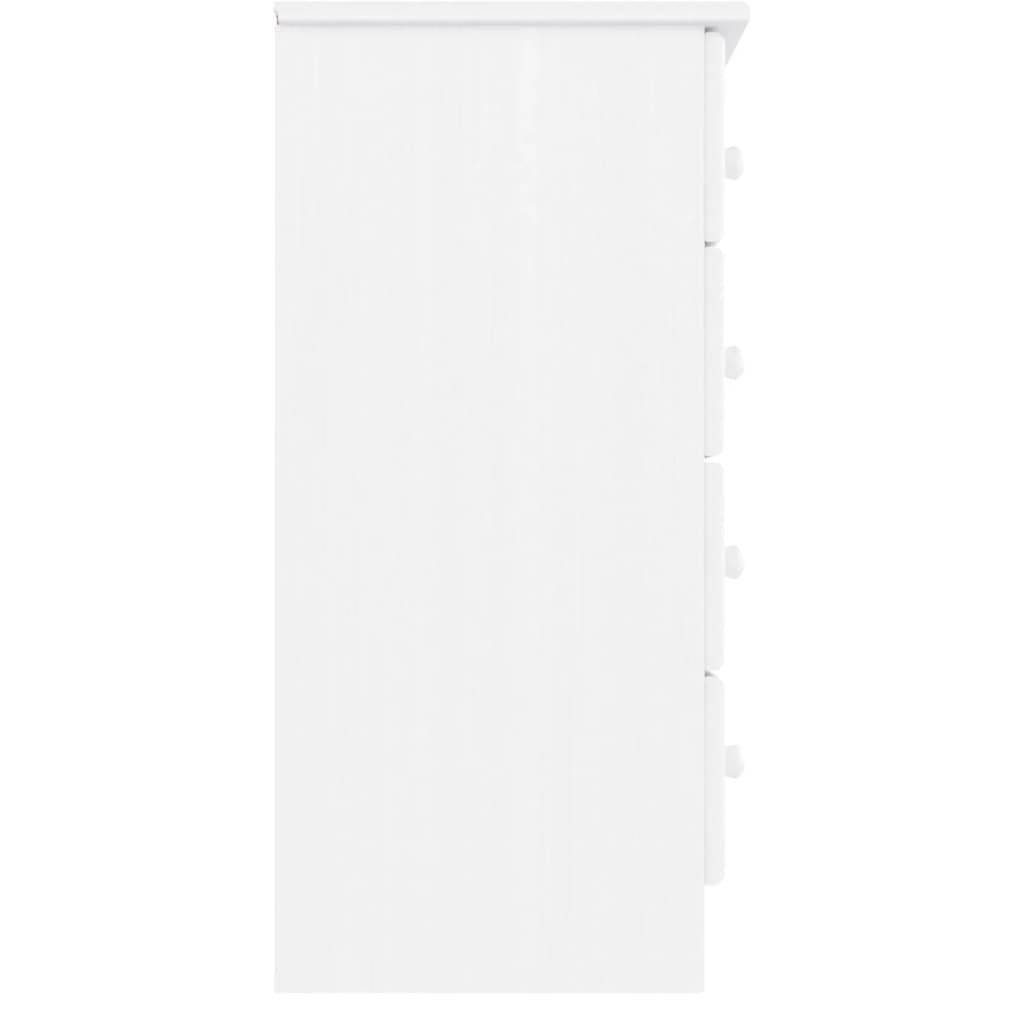 Kommode Hvit ALTA 77x35x73 cm heltre furu