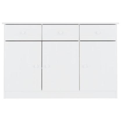 Skjenk Hvit ALTA 112x35x73 cm heltre furu