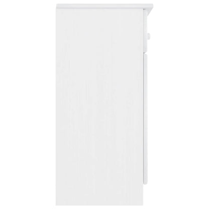 Skjenk Hvit ALTA 112x35x73 cm heltre furu