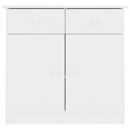 Skjenk Hvit ALTA 77x35x73 cm heltre furu