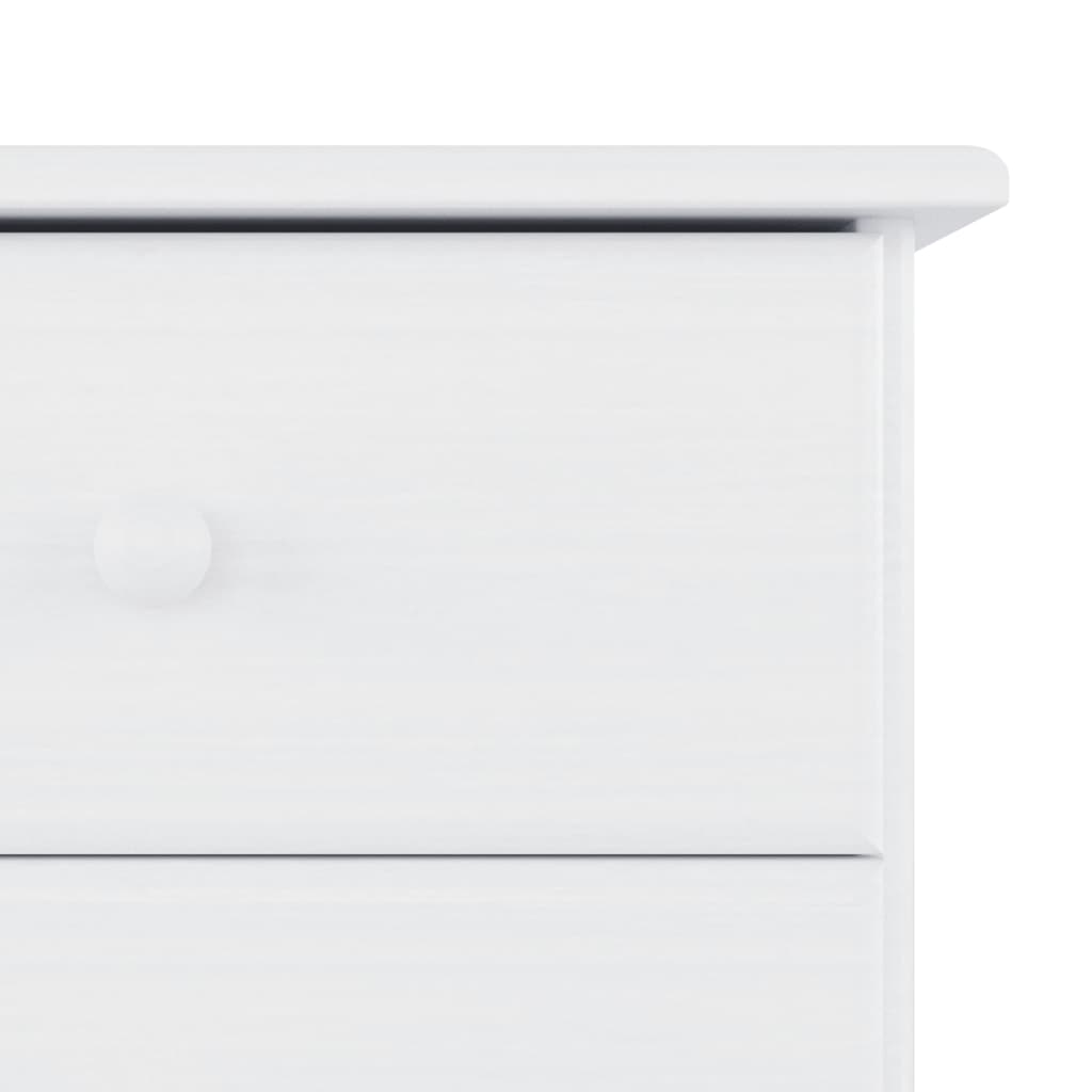 Skjenk Hvit ALTA 77x35x73 cm heltre furu
