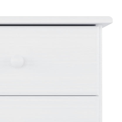 Skjenk Hvit ALTA 77x35x73 cm heltre furu