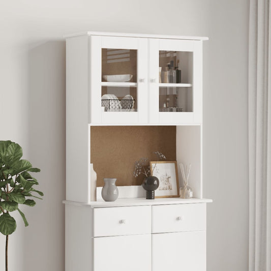 Kommode Hvit Topp ALTA 77x30x92 cm heltre furu