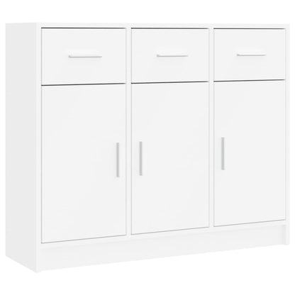 Skjenk Hvit 91x28x75 cm