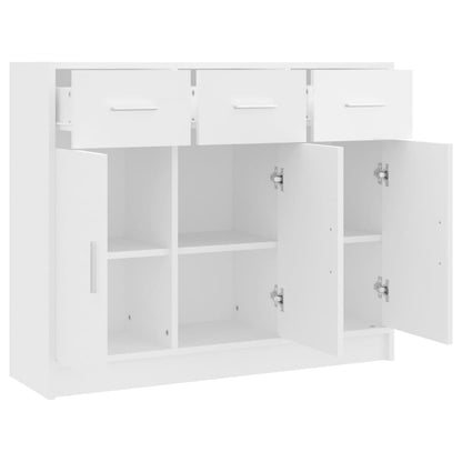 Skjenk Hvit 91x28x75 cm