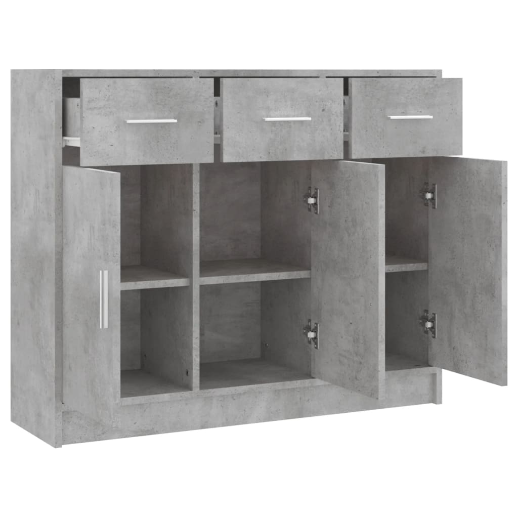 Skjenk Betonggrå 91x28x75 cm