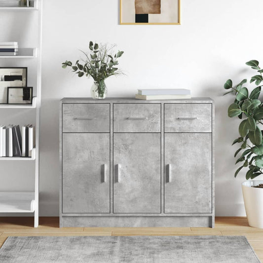 Skjenk Betonggrå 91x28x75 cm
