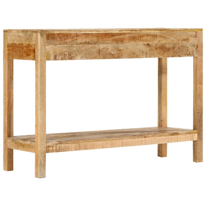 Avlastningsbord Konsollbord Tre med 2 skuffer 110x35x75 cm heltre mango