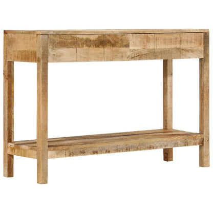 Avlastningsbord Konsollbord Tre med 2 skuffer 110x35x75 cm heltre mango