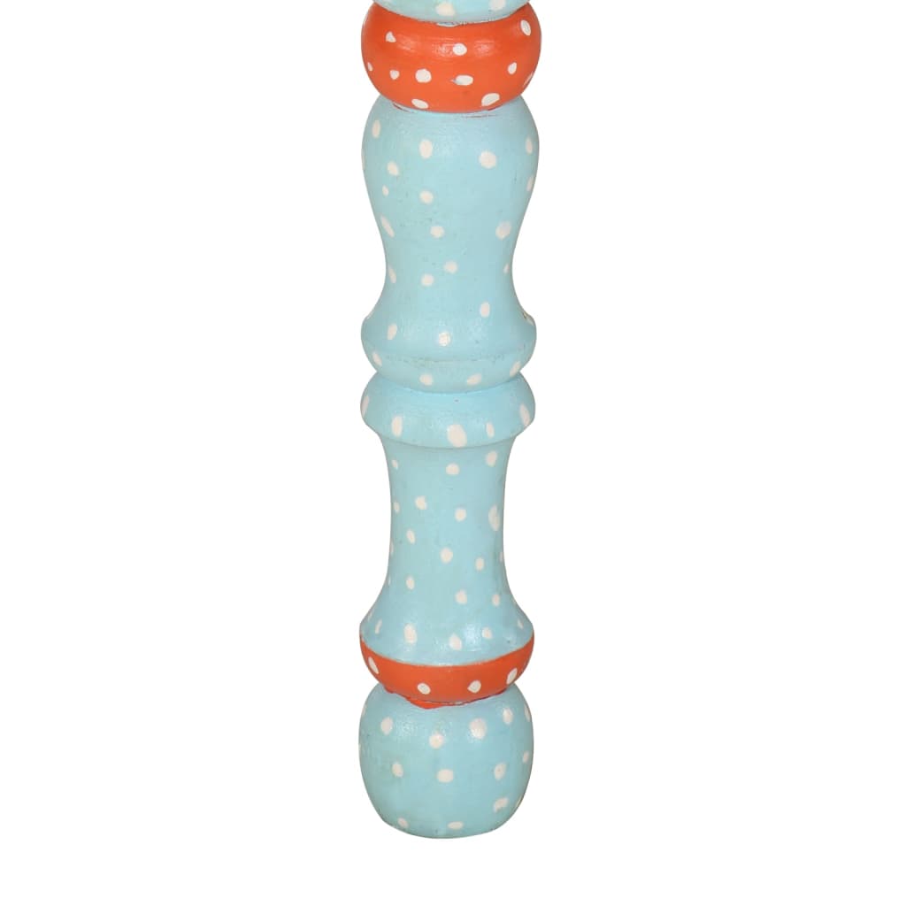 Salongbord Sofabord Tre blå håndmalt heltre mango