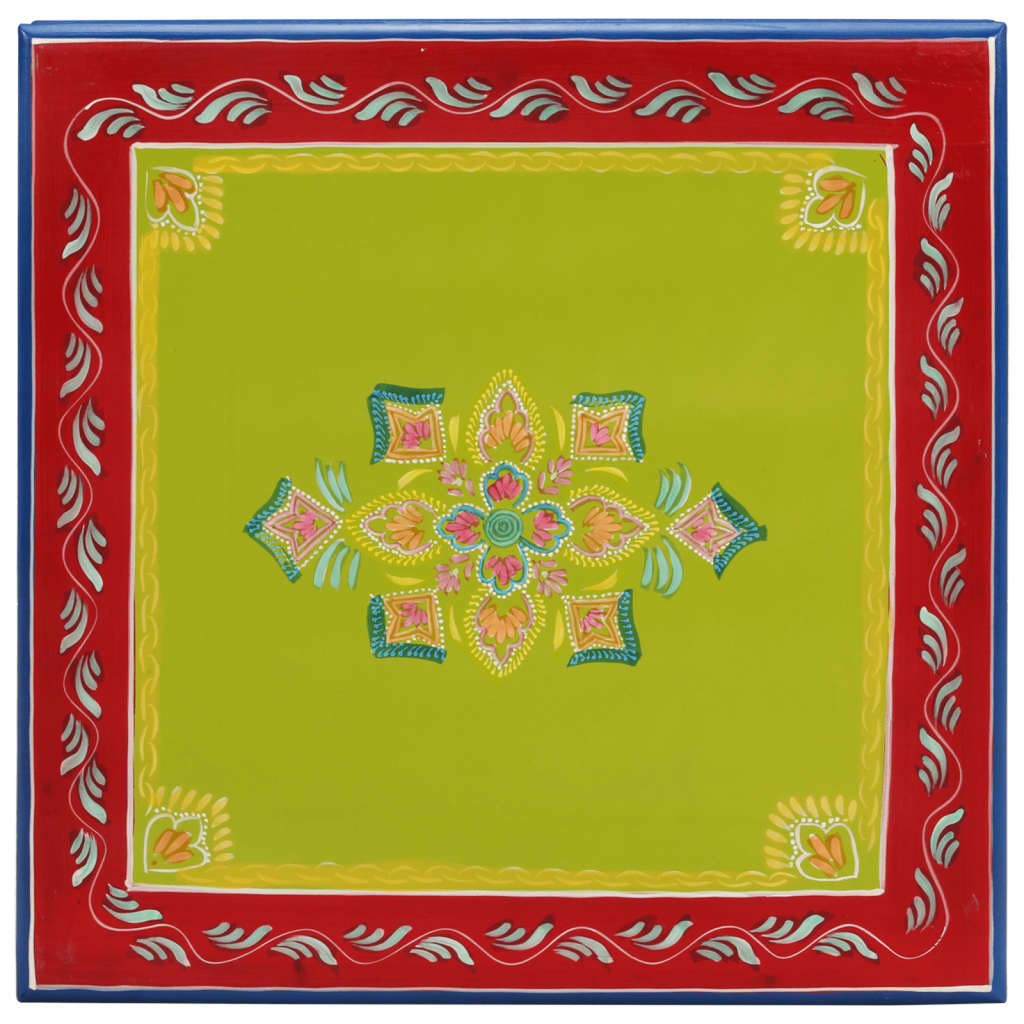 Salongbord Sofabord Tre grønn håndmalt heltre mango