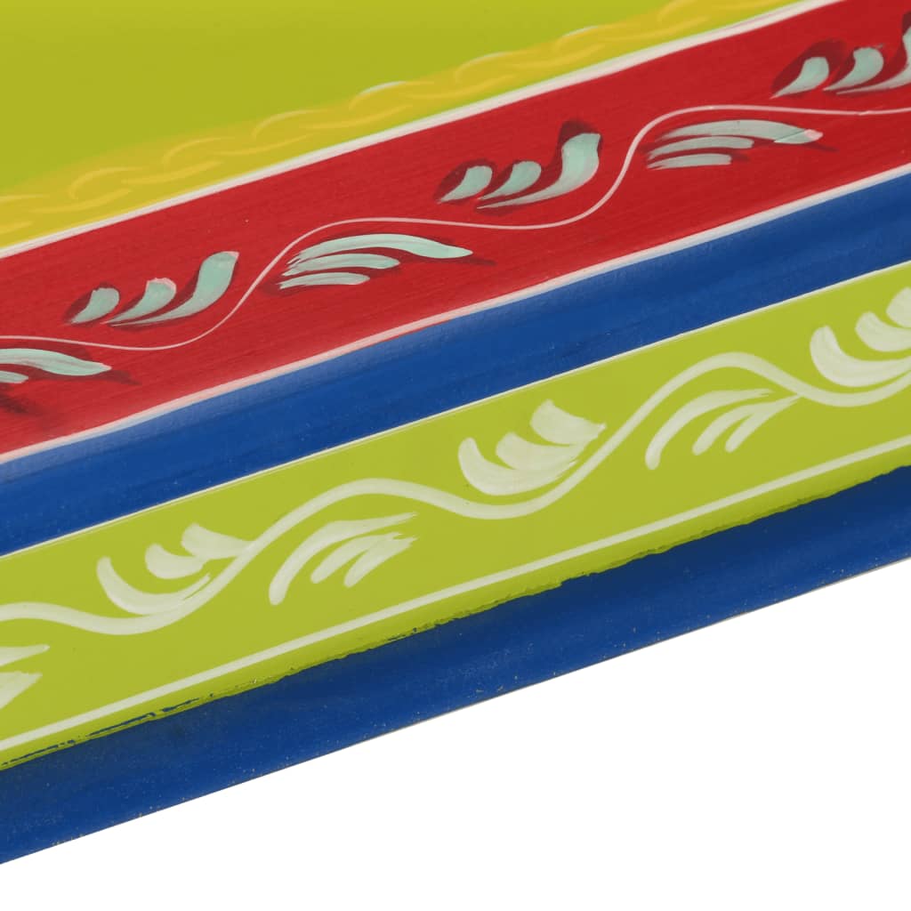 Salongbord Sofabord Tre grønn håndmalt heltre mango