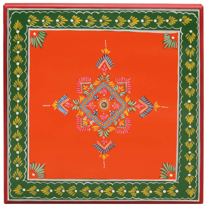 Salongbord Sofabord Tre grønn håndmalt heltre mango