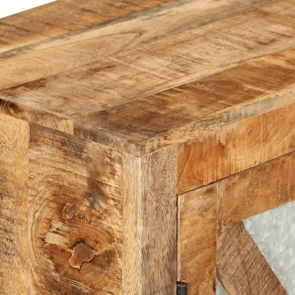 Skjenk Tre 80x30x71 cm grov heltre mango