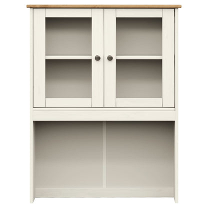 Skap Hvit VIGO 78x40x175 cm heltre furu