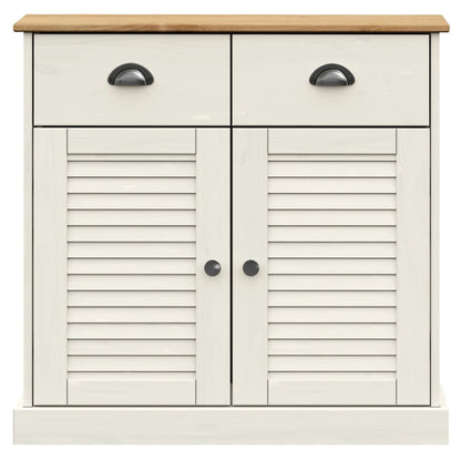 Skap Hvit VIGO 78x40x175 cm heltre furu